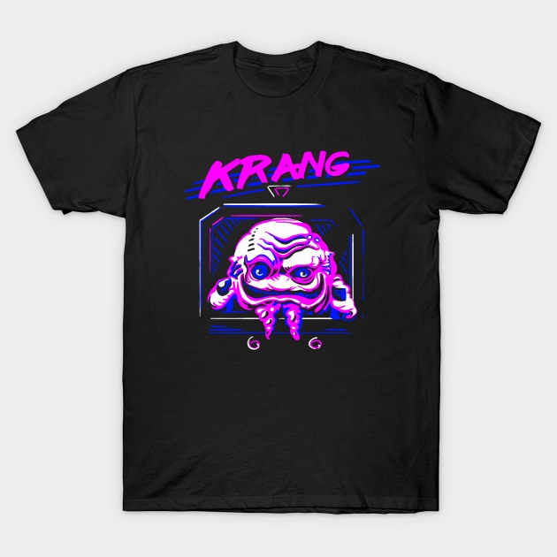 Retro Krang T-Shirt by PopArtCult